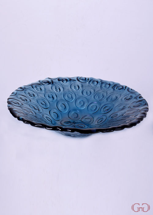 centerpiece-circles-conic-bowl-32CM-blue-decoration