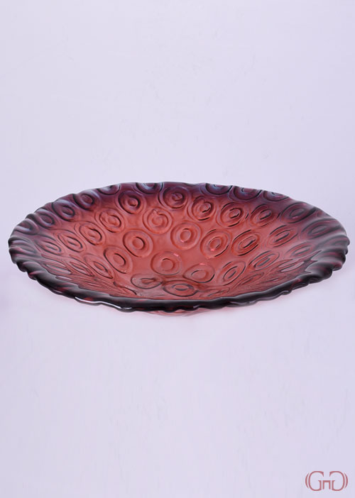 centerpiece-circles-conic-bowl-32CM-pink-red-decoration