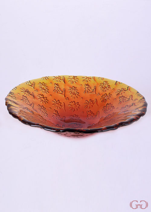 centerpiece-fancy-conic-bowl-32CM-orange-decoration