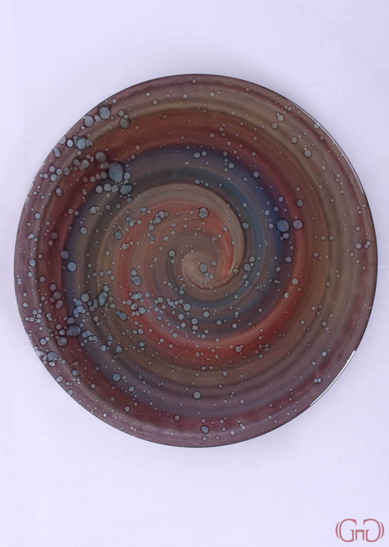 plate-smooth-32CM-universe-decoration