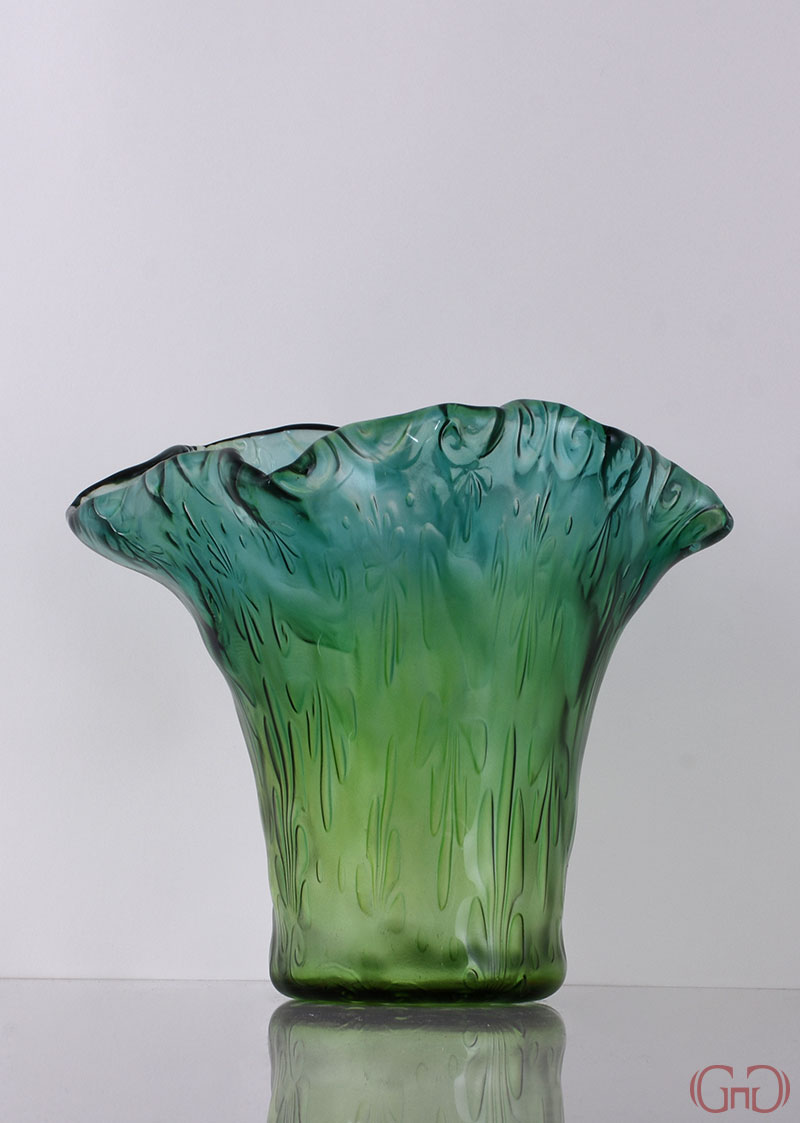 vase-fancy-30CM-green-yellow-decoration