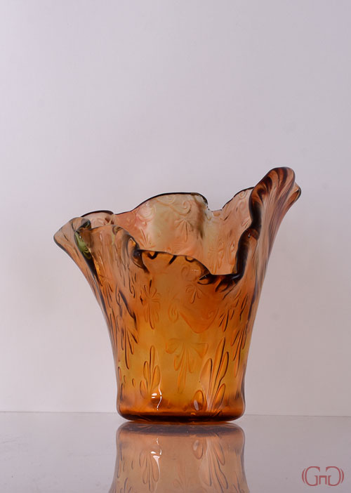 vase-fancy-30CM-orange-decoration