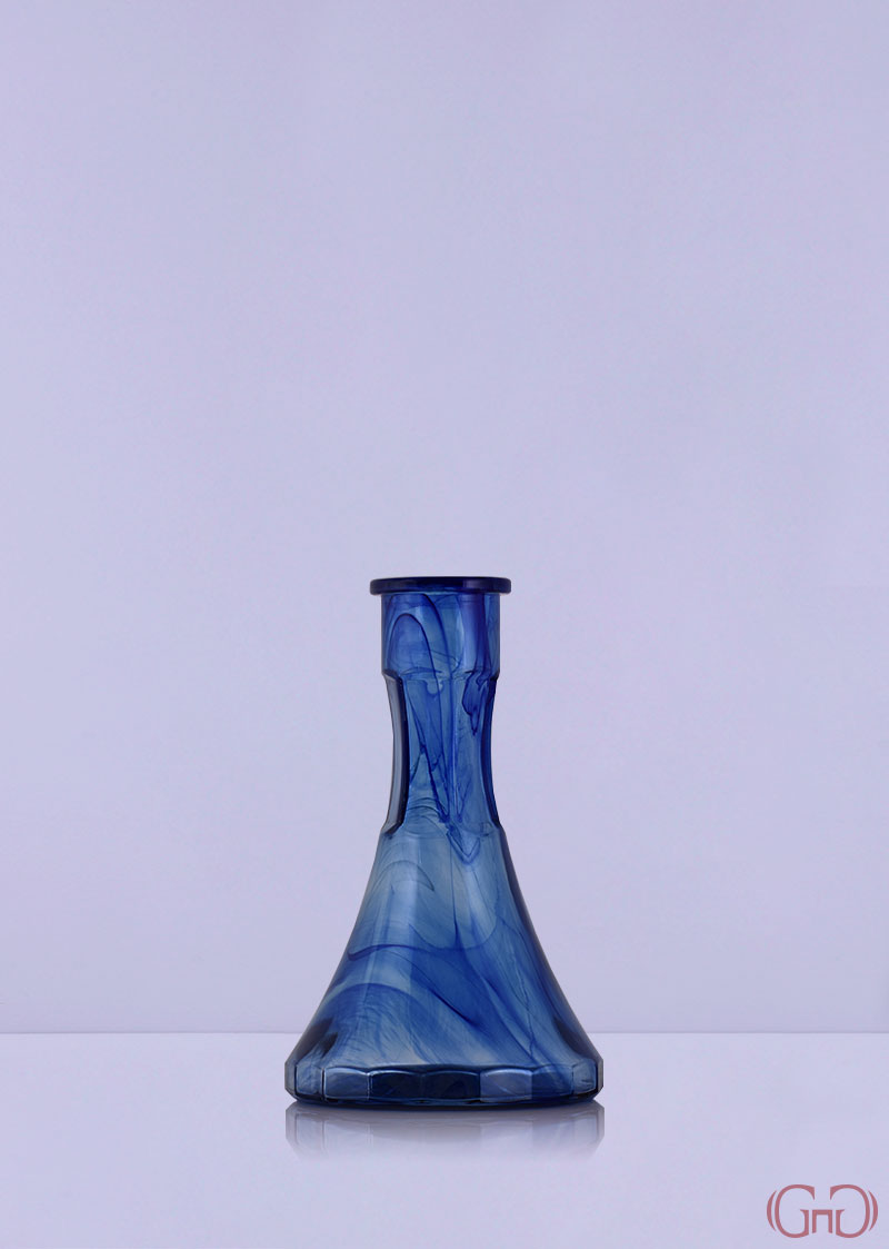 nargile-blank-pyramid-22CM-blue