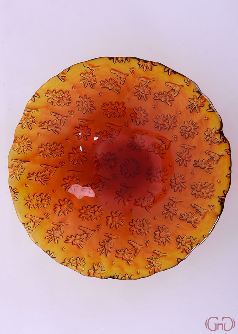 centerpiece-fancy-conic-bowl-32CM-orange-decoration