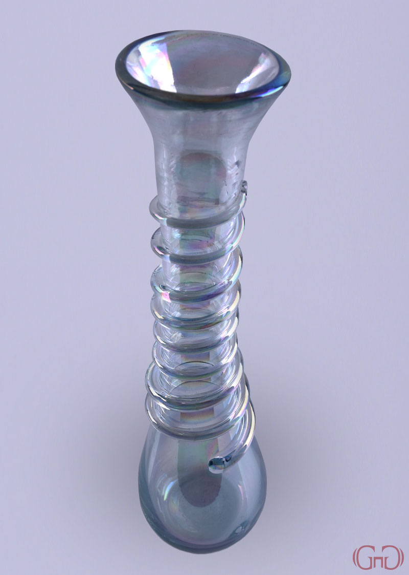 vase-glass-long-snake-twist-straight-top-30CM-iris