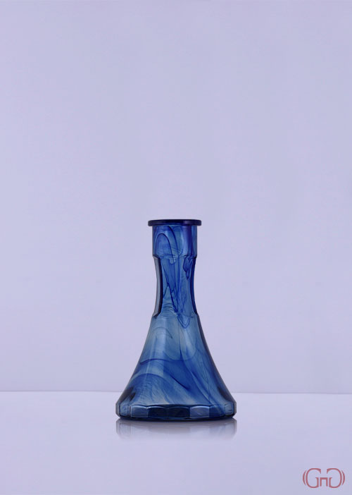 nargile-blank-pyramid-24CM-blue